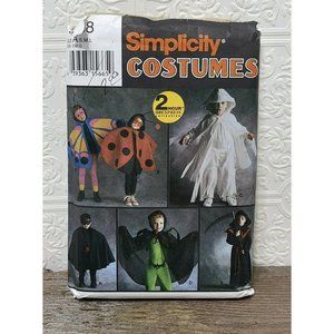 Simplicity 9088 CHILD 2 Hour Express Ladybug Ghost Costume Pattern Vintage